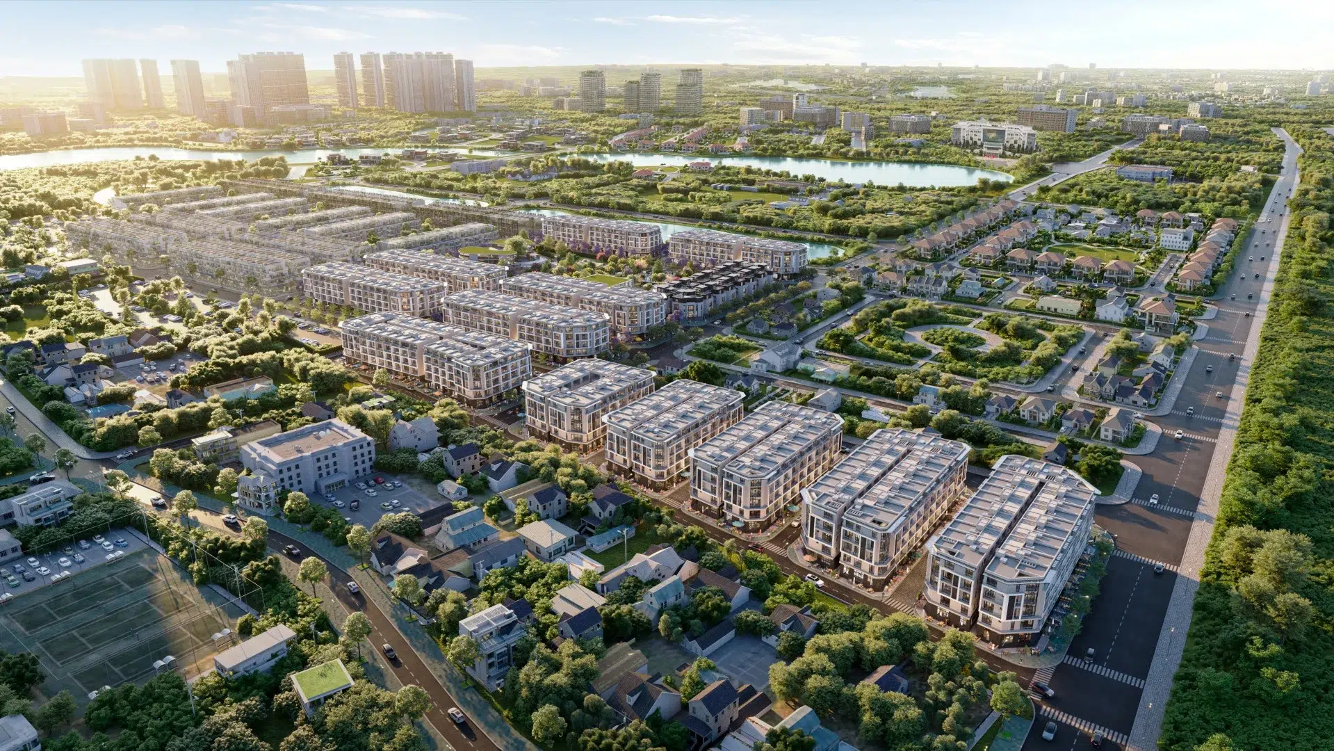 Phoi canh tong the hanoi oriental gia lam