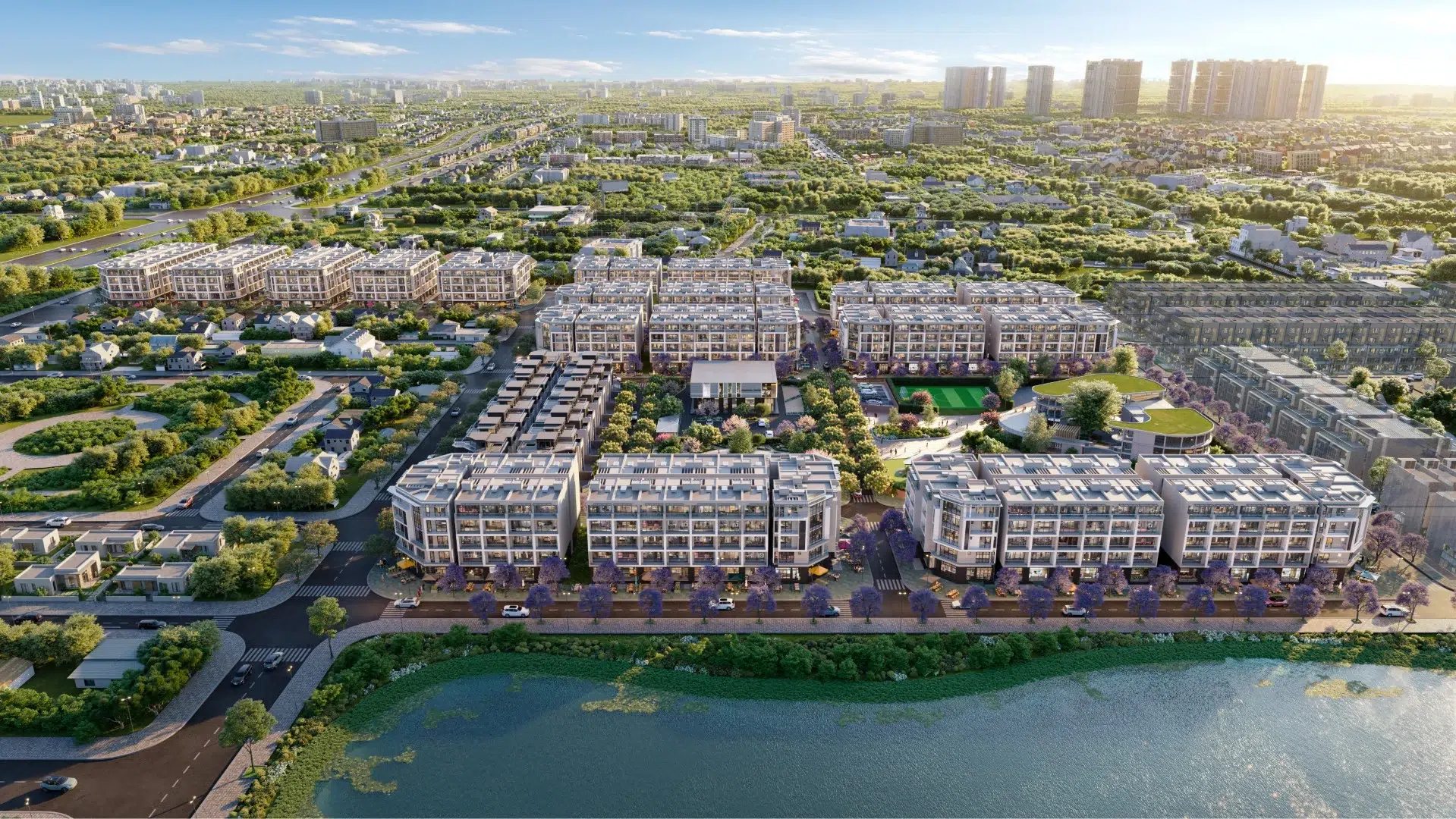 Phoi canh tong the ngang hanoi oriental gia lam